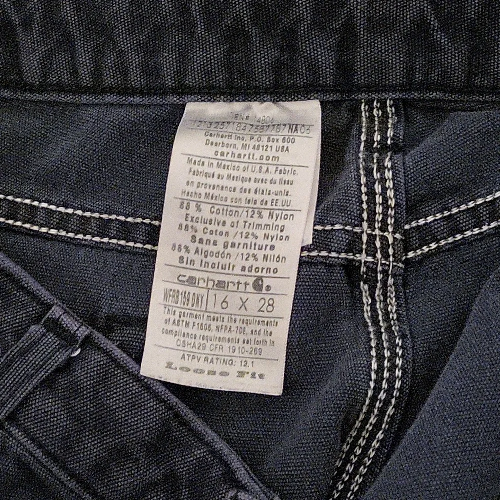 Blue Carhartt FR Pants 32Wx28L - Picture 6 of 7